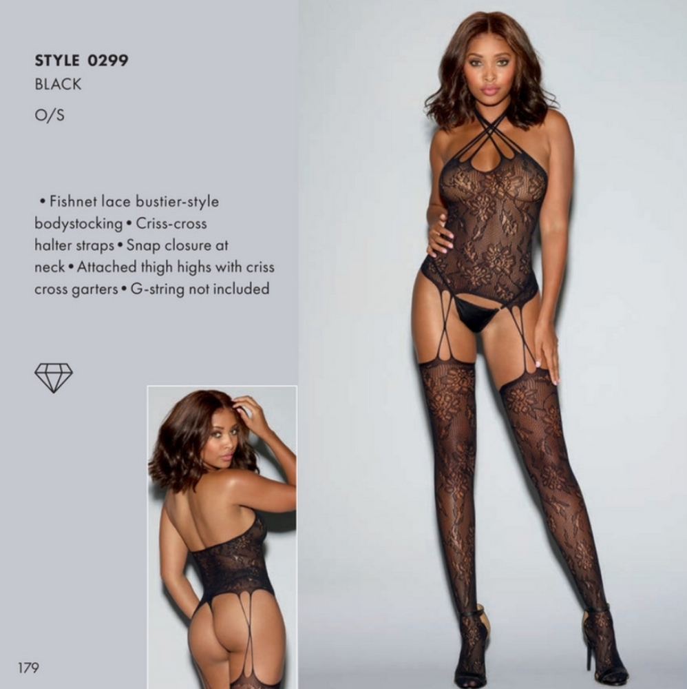 Dreamgirl Fishnet Lace BodyStocking